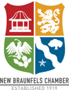 Chamber Centennial Logo Vertical